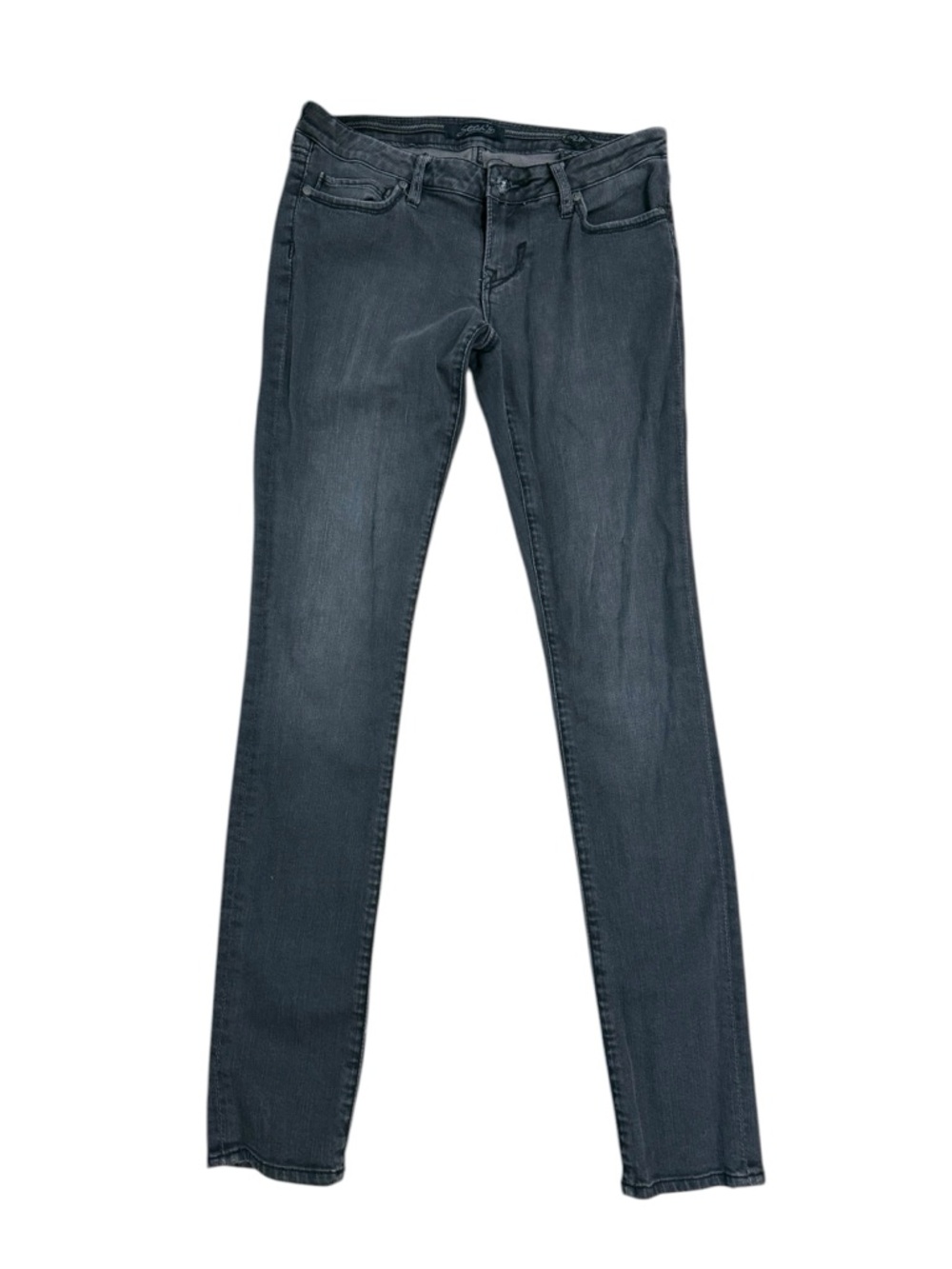 Stitch’s Fox Y2K Women’s Premium Denim Low Rise Skinny Gunmetal Grey 28